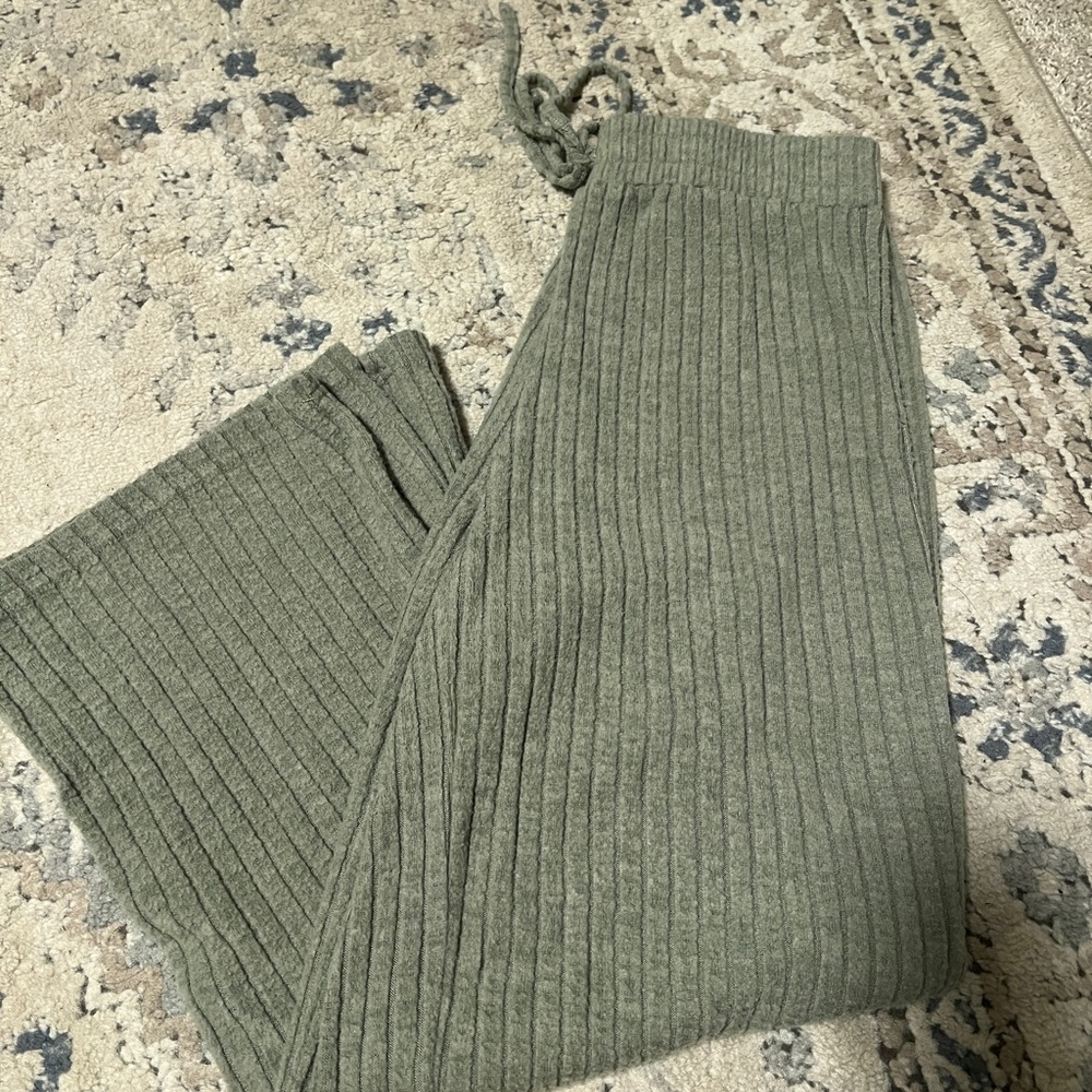 Shein straight leg ribbed pants